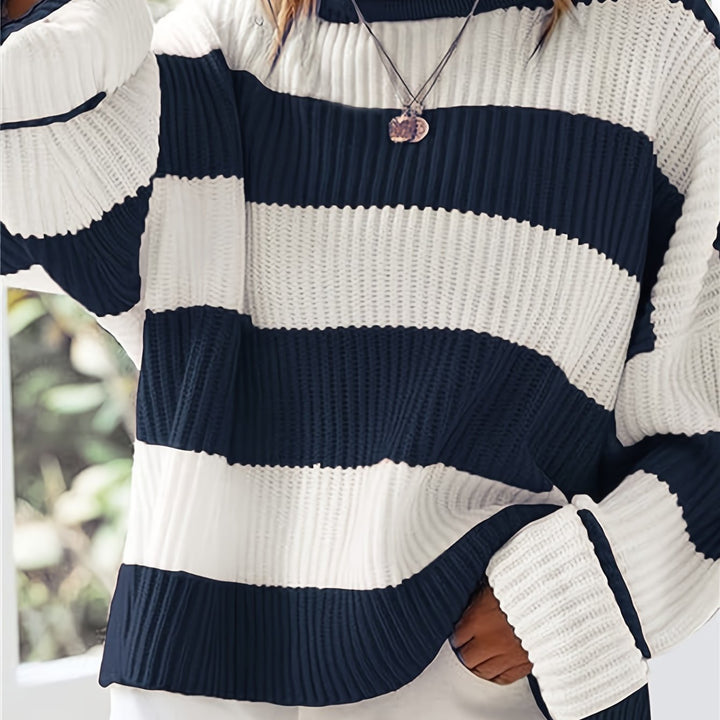 Ivy | Ontspannen Colorblock Trui