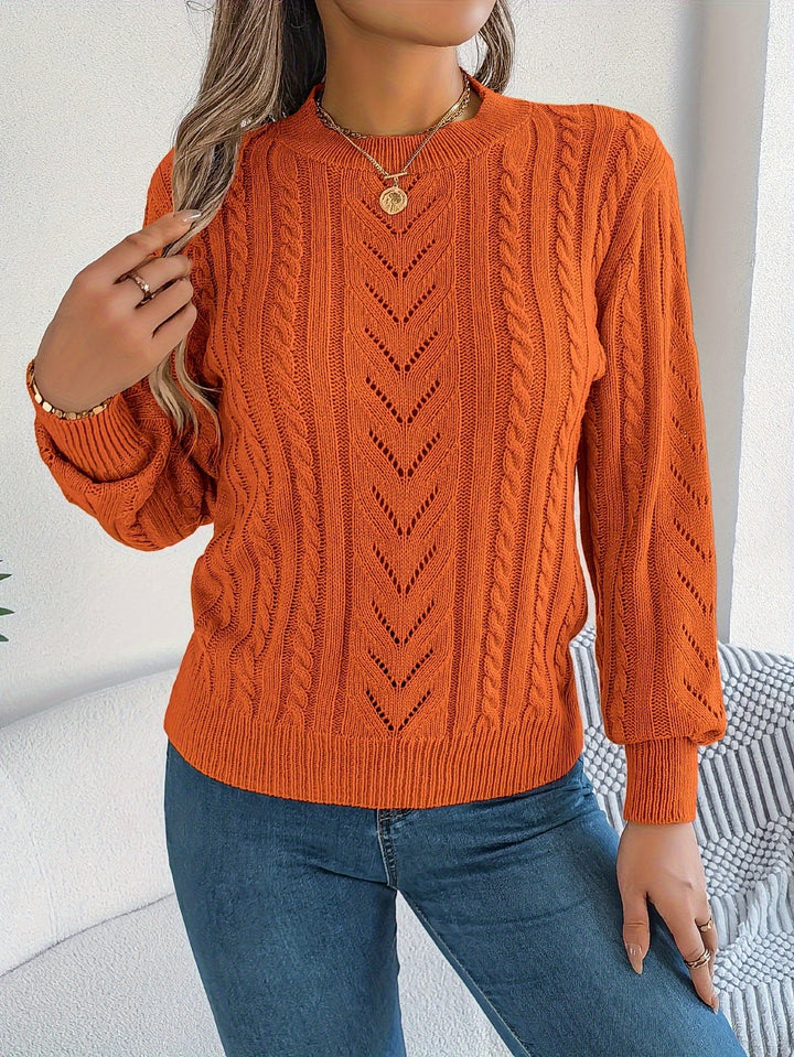 Blythe | Kabelgebreide Textuurtrui