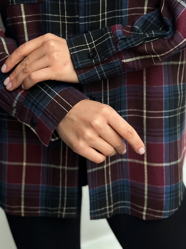 Marianne | Ontspannen Geruit Shirt