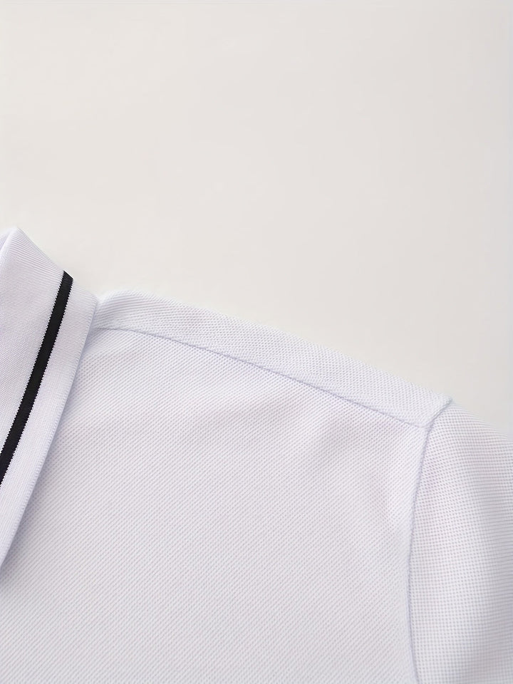 Dalton | Verfijnde Lange Mouwen Polo Shirt