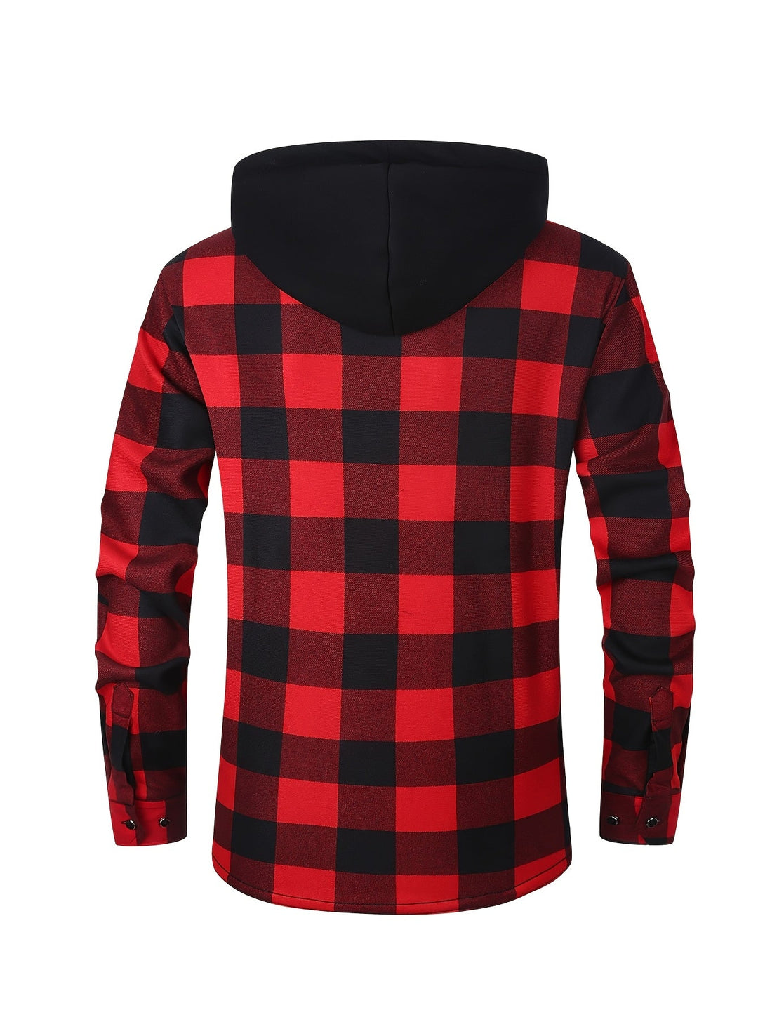 Desmond | Geruite Hooded Shirt Jacket