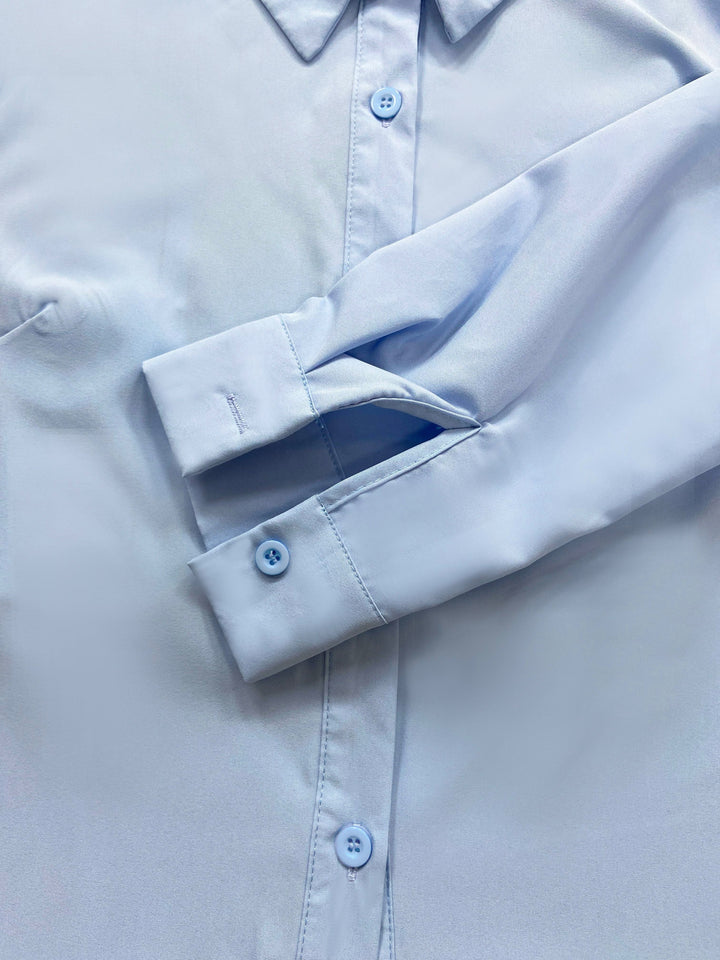 Quinn | Verfijnde Knop-Voorkant Blouse