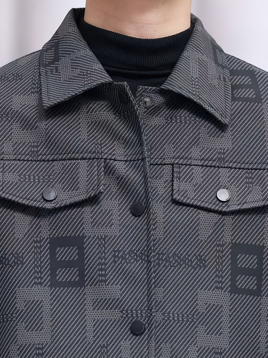 Fletcher | Geprinte Trucker Jacket