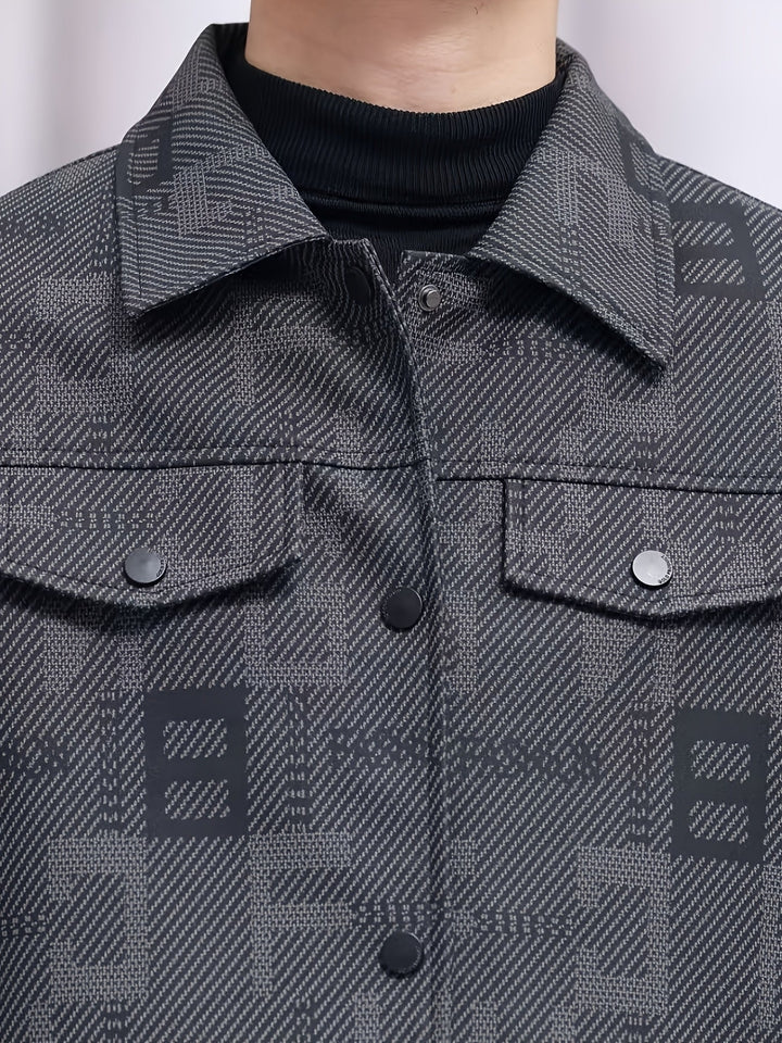 Fletcher | Geprinte Trucker Jacket