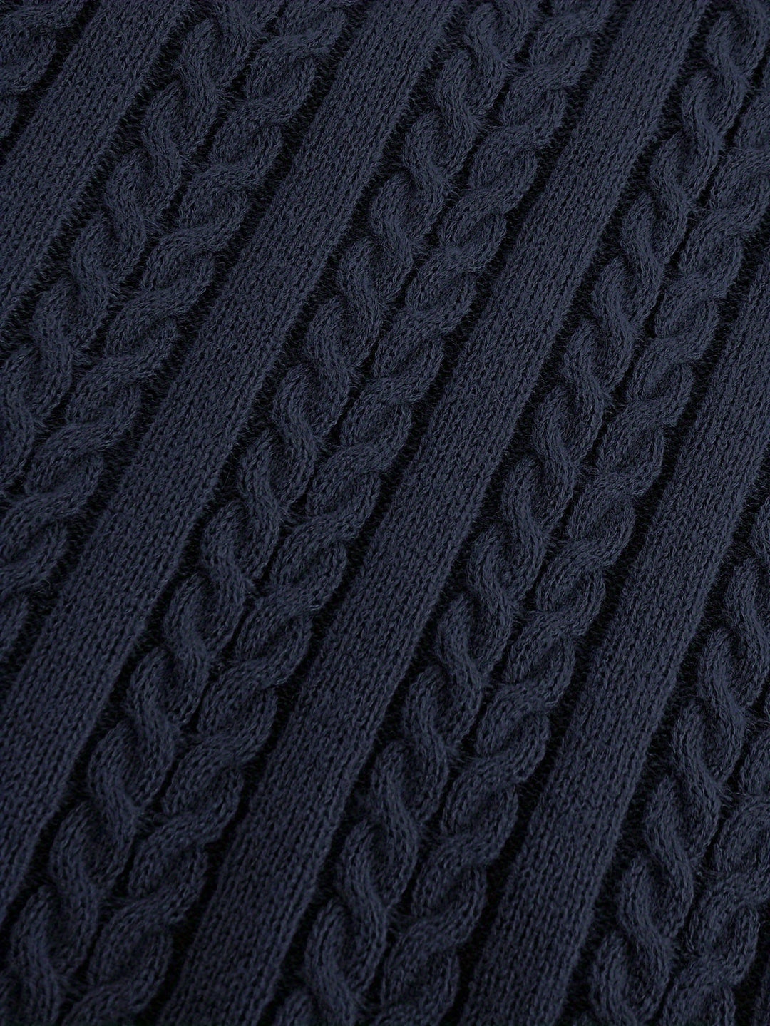 Gideon | Kabelgebreide V-Hals Sweater Vest