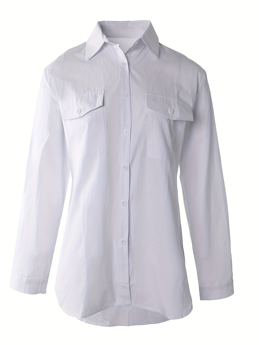 Katherine | Ontspannen Knop-Front Shirt