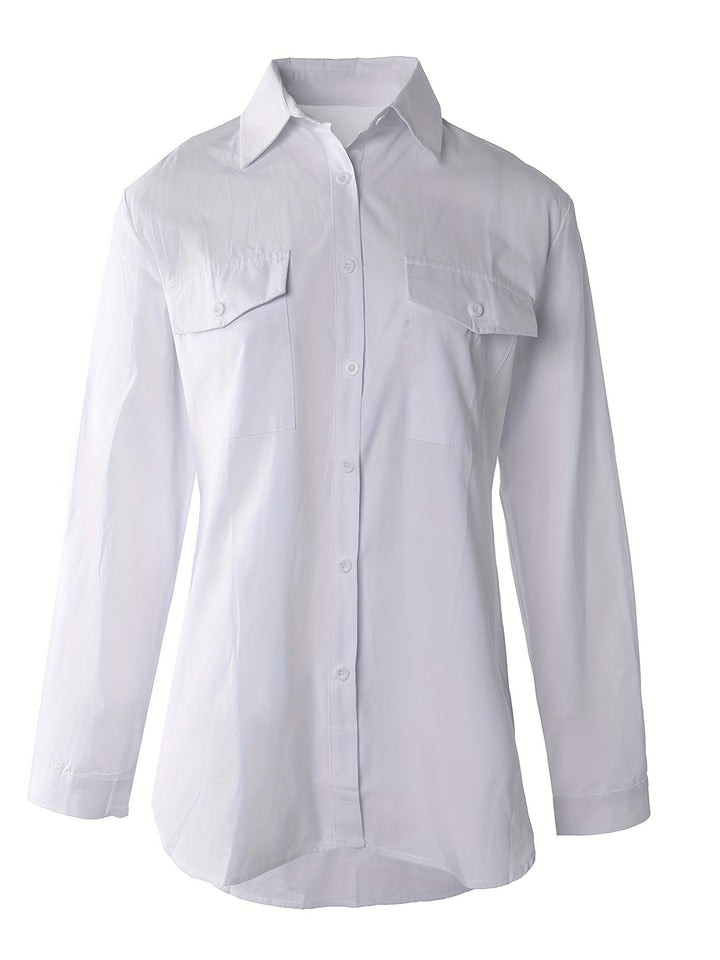 Katherine | Ontspannen Knop-Front Shirt