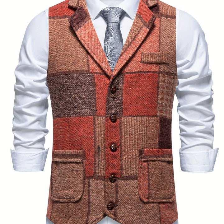 Tobias | Patchwork Op maat Gemaakt Vest