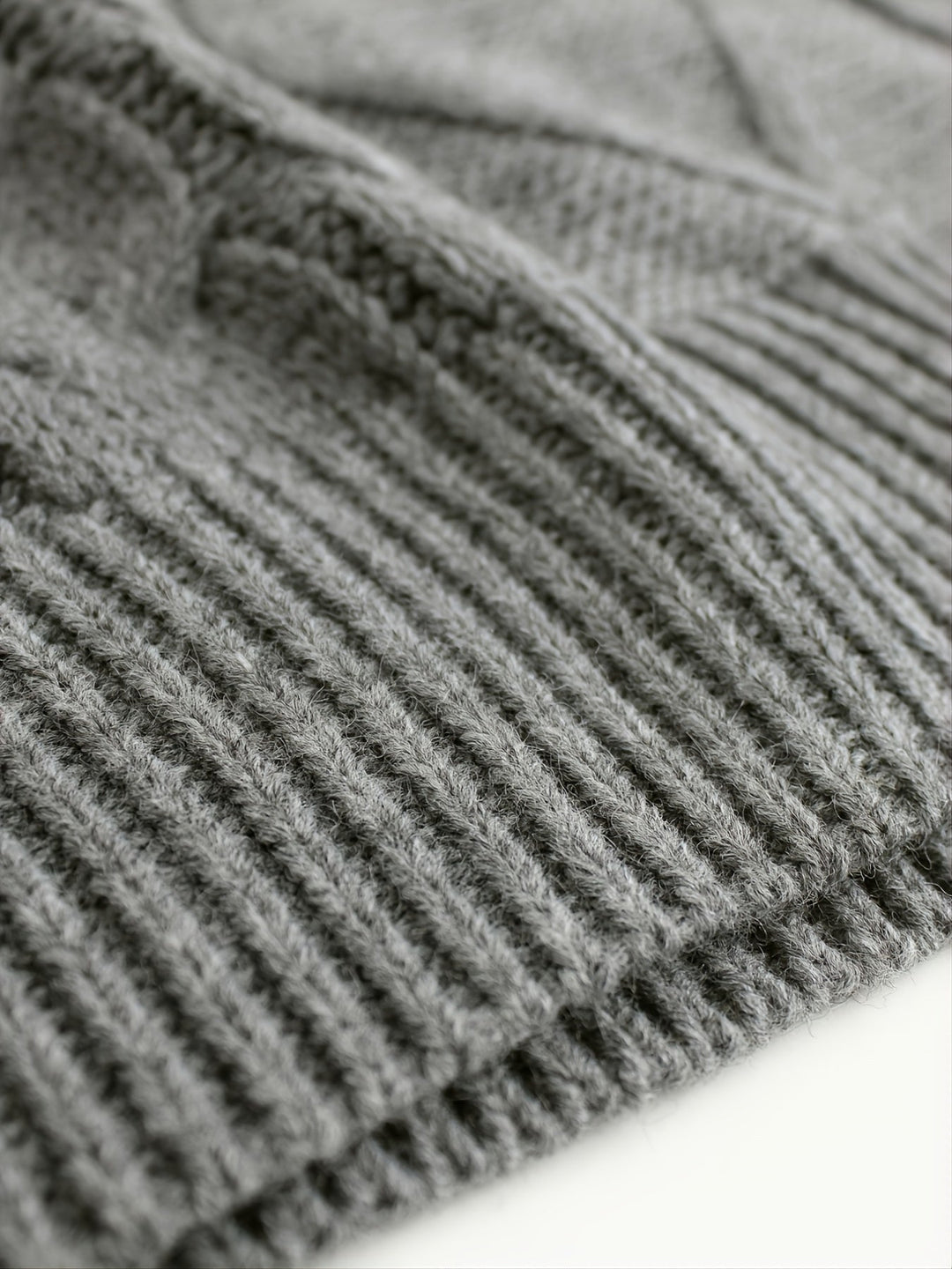 Cora | Gezellige Kabelgebreide V-Hals Sweater Vest