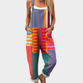 Silvia | Comfortabele Multicolor Patch Jumpsuit