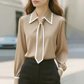 Adelina | Contrast Strik Blouse