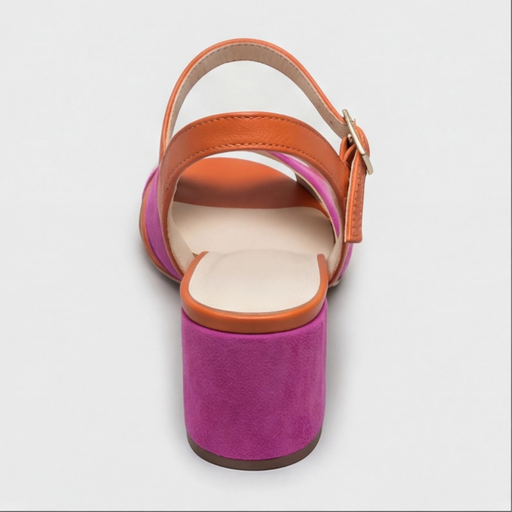 Amanda | Orthopedische Kleurblok Chunky Hakken