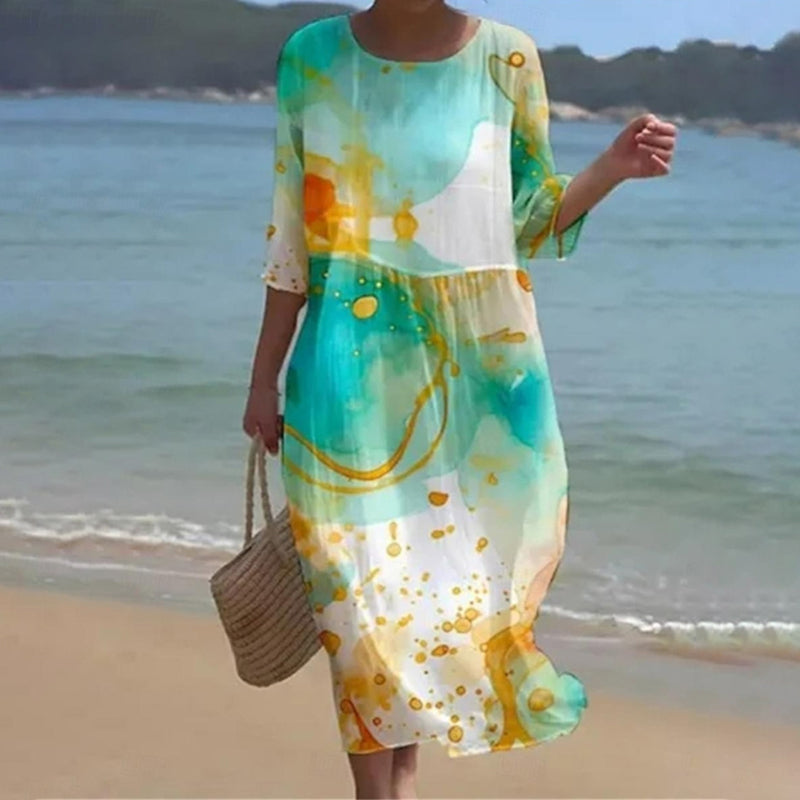 Miranda | Elegante Bloemen Zomerjurk