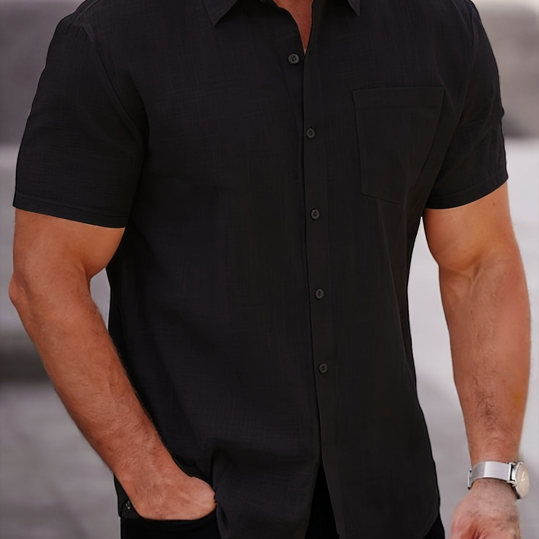 Emmett | Ontspannen Korte Mouwen Shirt