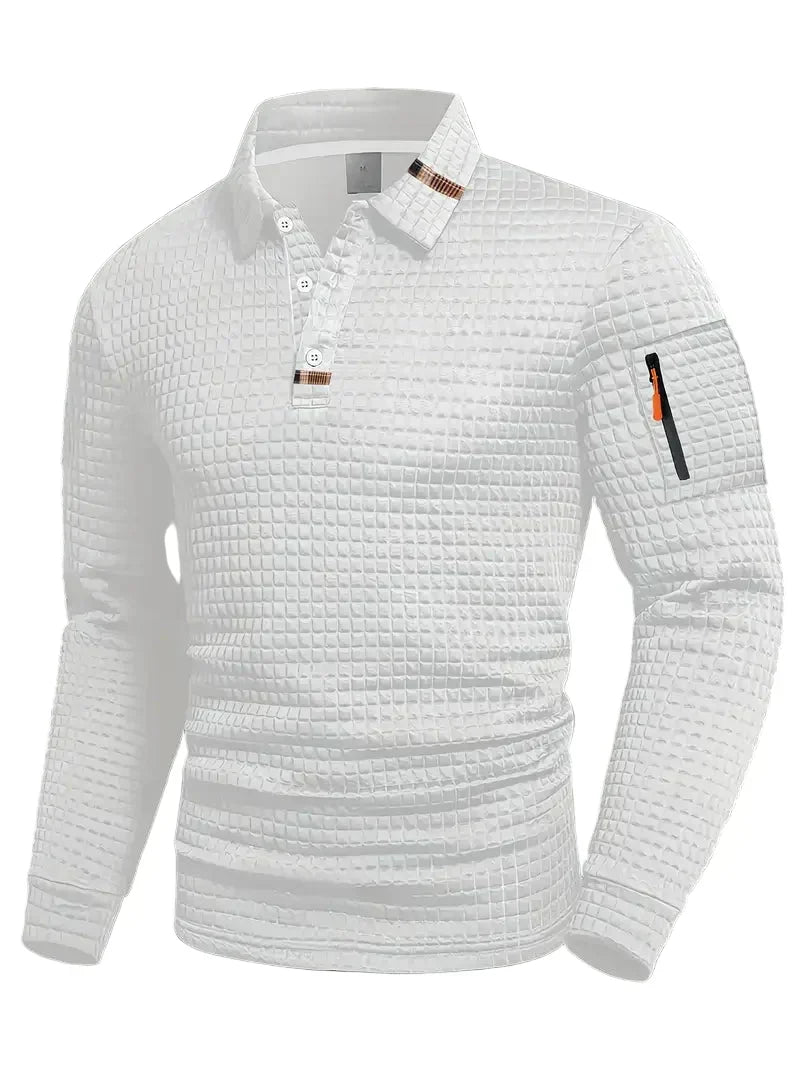 Aaron | Poloshirt met Mouwzak