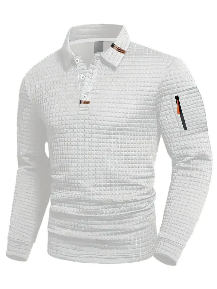 Aaron | Poloshirt met Mouwzak