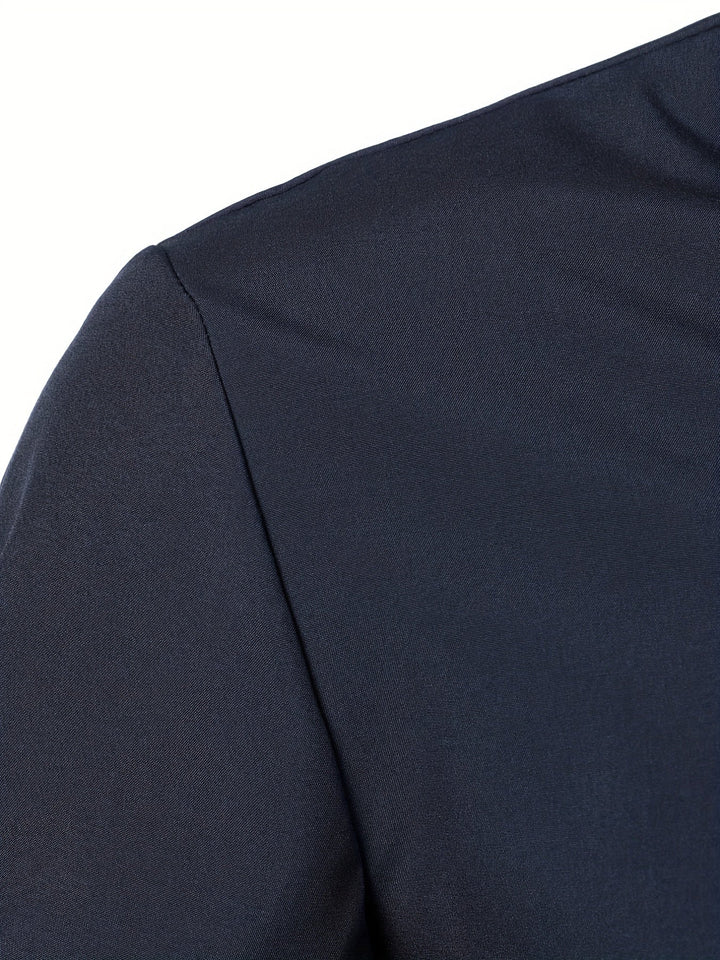 Lucille | Contrast-Trim Lange Mouw Shirt