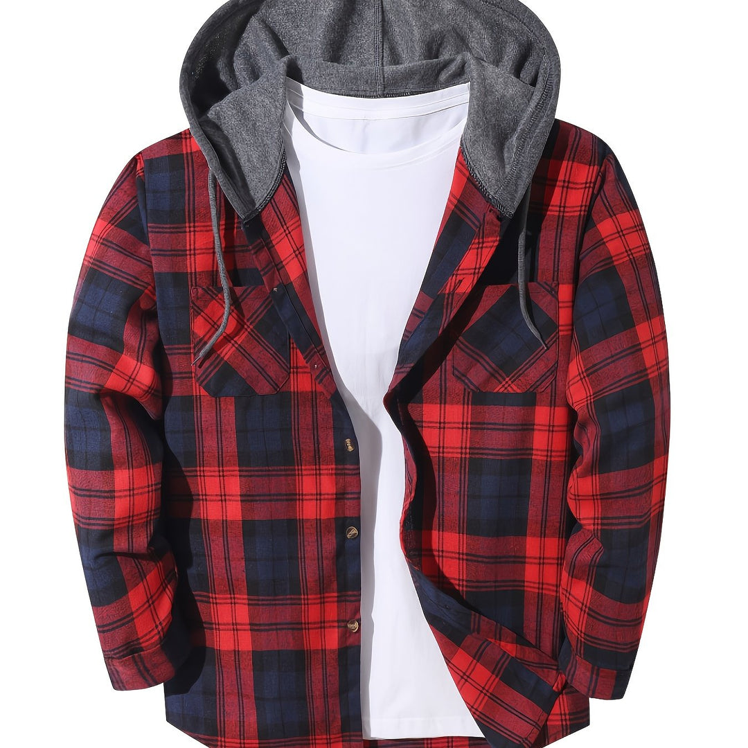 Braxton | Geruite Hoodie Shirt