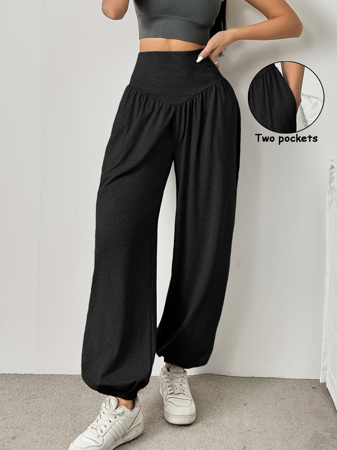 Ramona | Hoge Taille Wijde Loungebroek