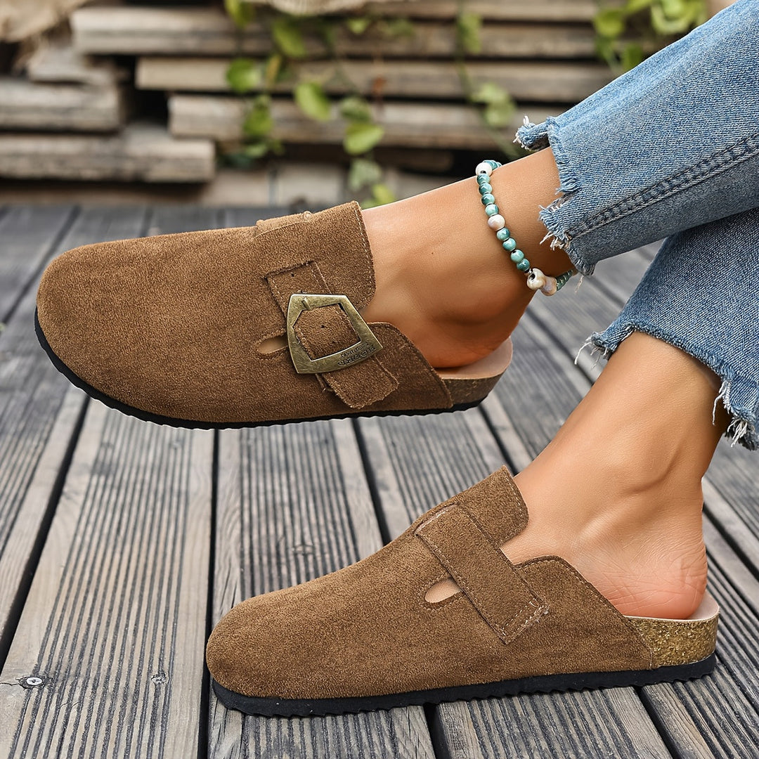 Winona | Slip-On Mules met Gespdetails