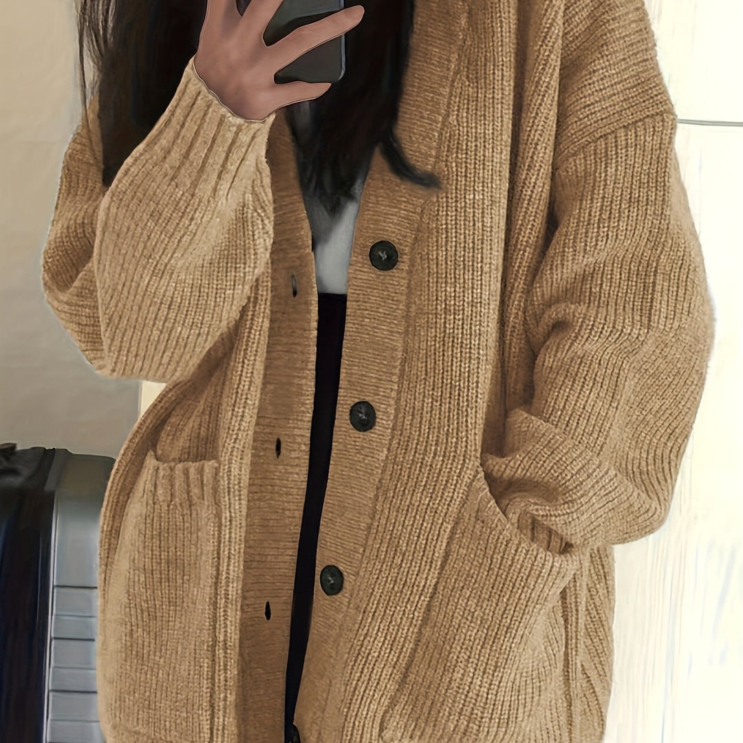 Maisie | Ontspannen Knop-Front Cardigan