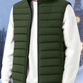 Donovan | Gequilted Staande Kraag Vest