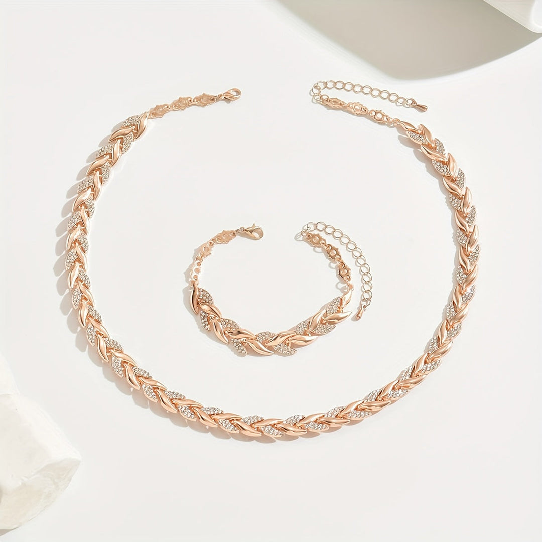Marlene | Elegante Ketting en Armband Set