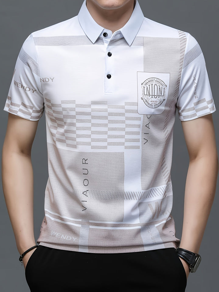 Nathaniel | Verfijnde Kleurblok Polo Shirt