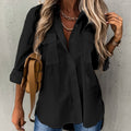 Katherine | Ontspannen Knop-Front Shirt