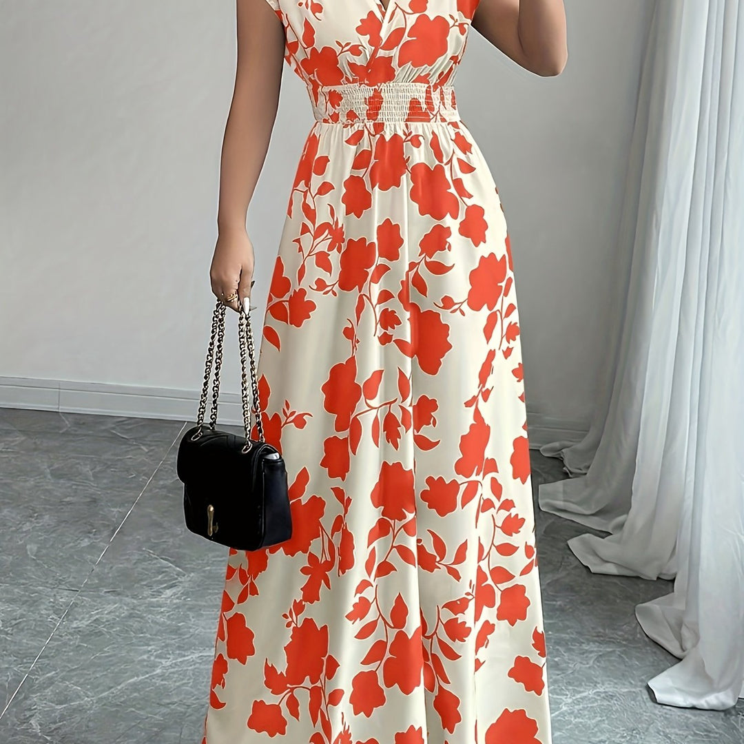 Delilah | Vloeiende Bloemen Maxi Jurk