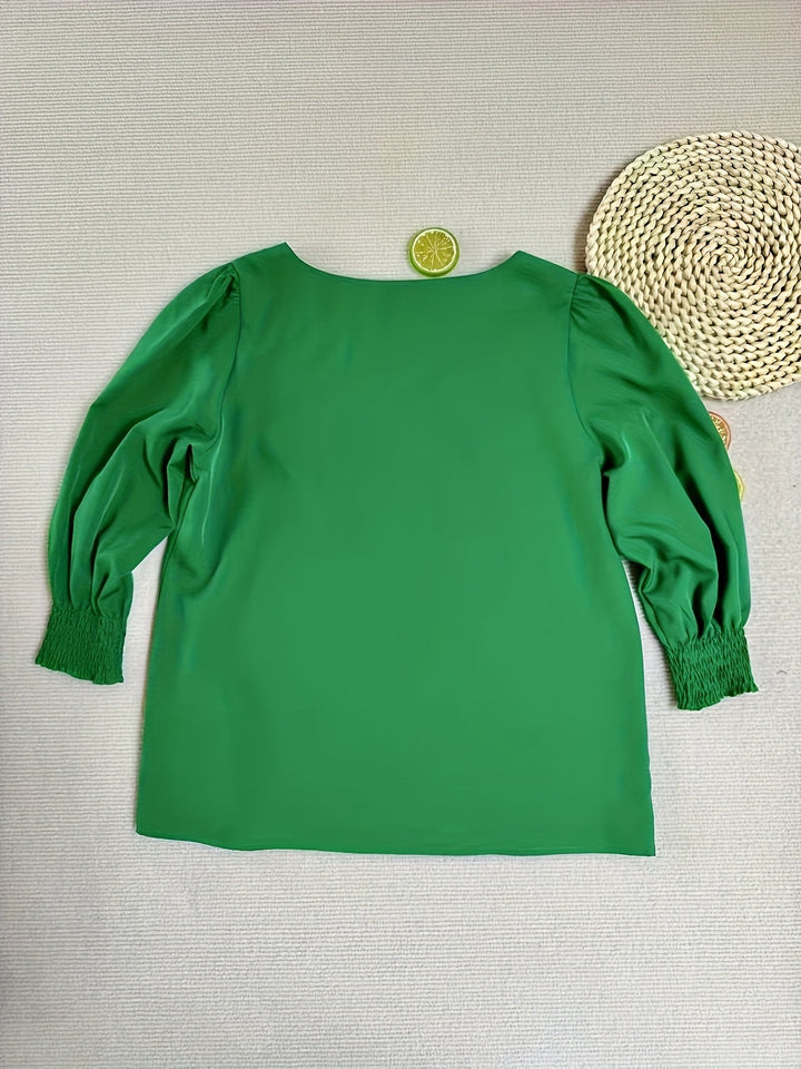 Ellen | Blouse met Pofmouwen