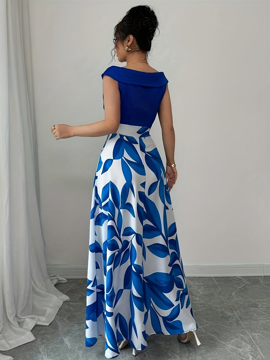 Lucille | Elegante Bloemen Maxi Jurk
