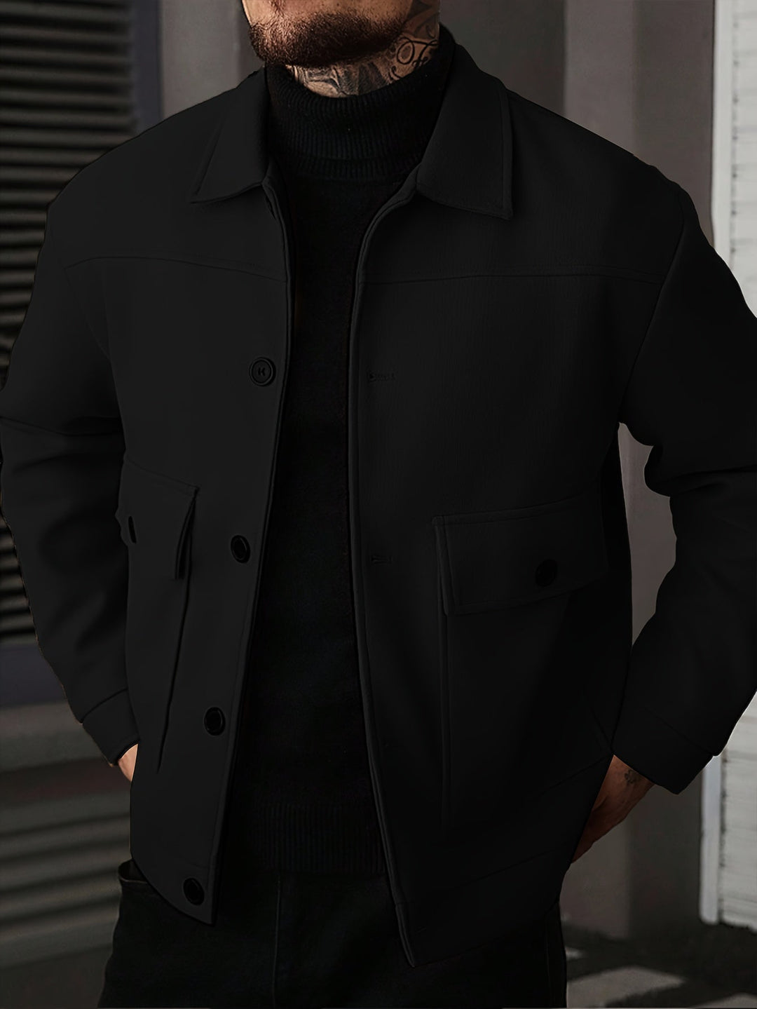 Donovan | Gestructureerde Utility Jacket