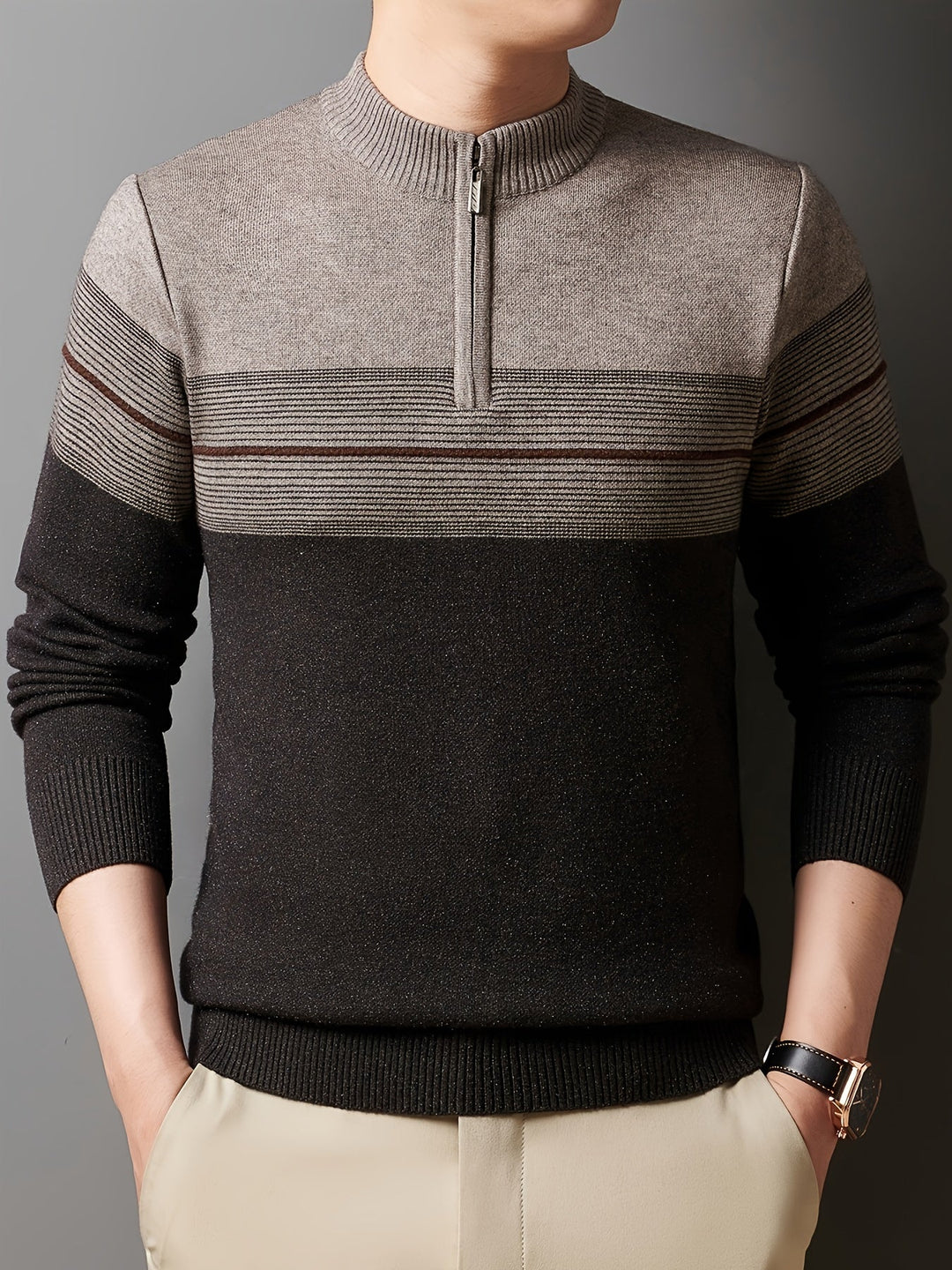 Oscar | Zip-Neck Trui