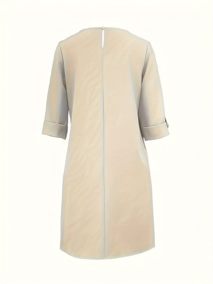 Emily | Comfortabele Ronde Hals Jurk