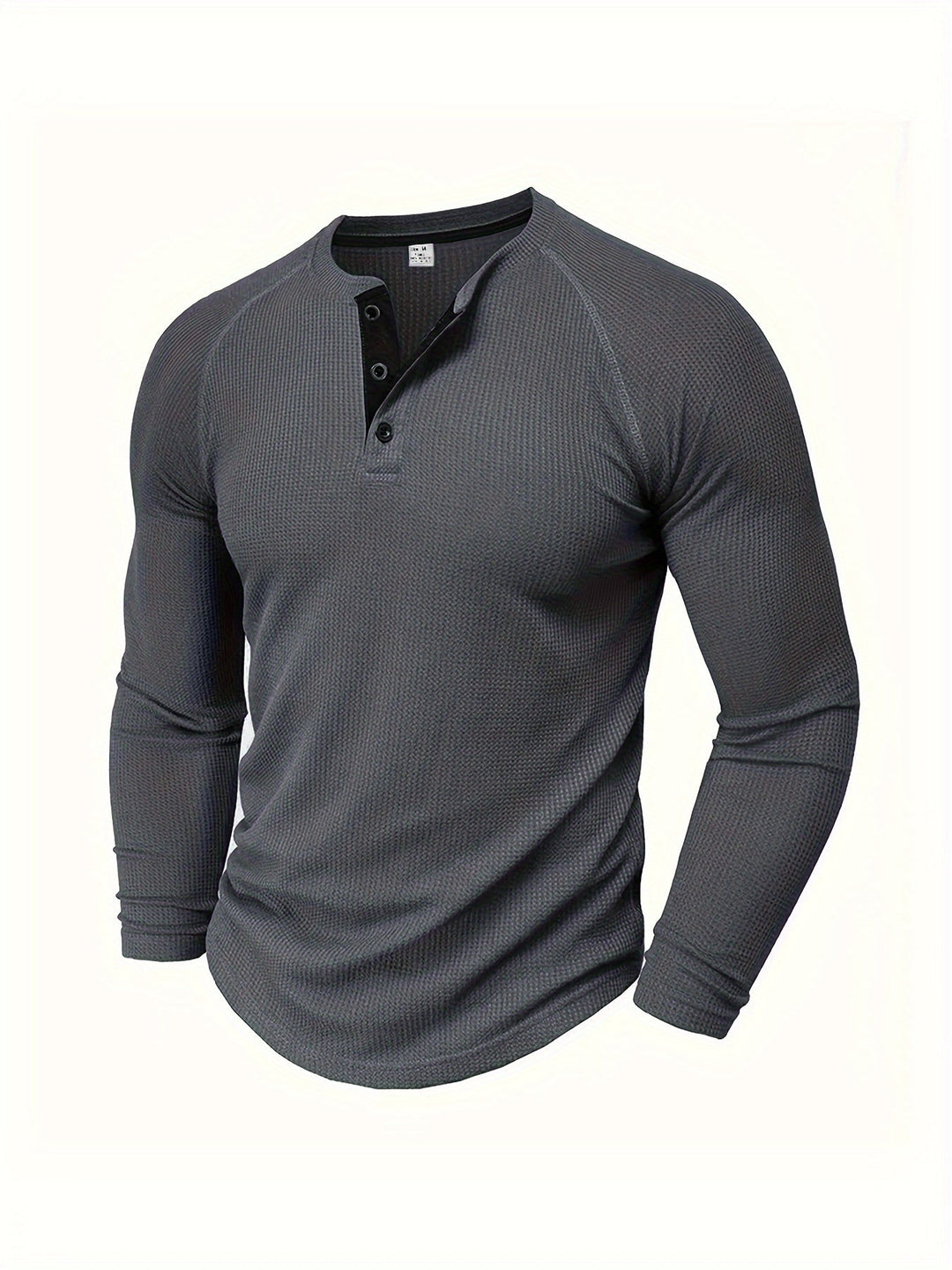Graham | Klassieke Button Henley Shirt