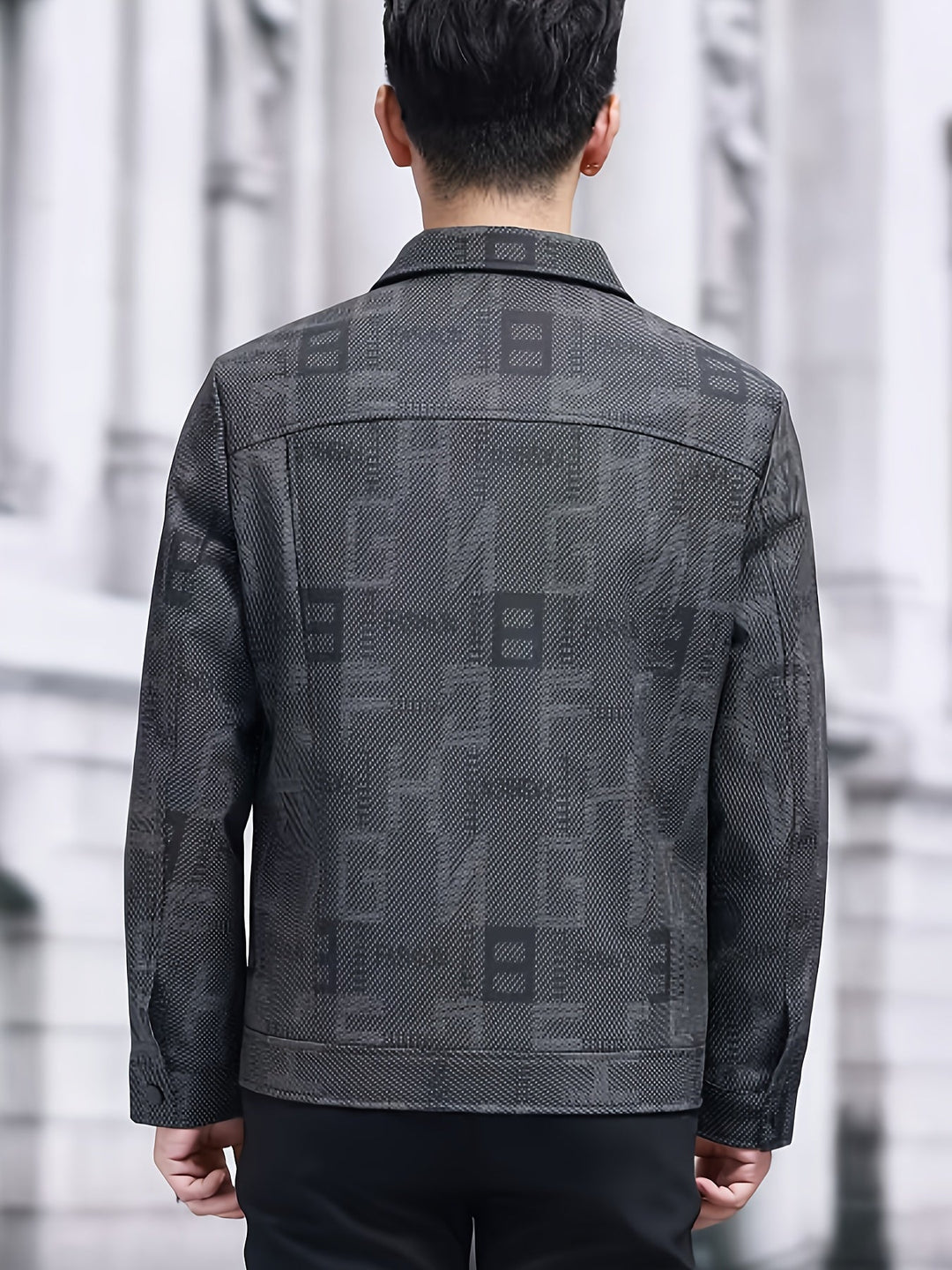 Fletcher | Geprinte Trucker Jacket