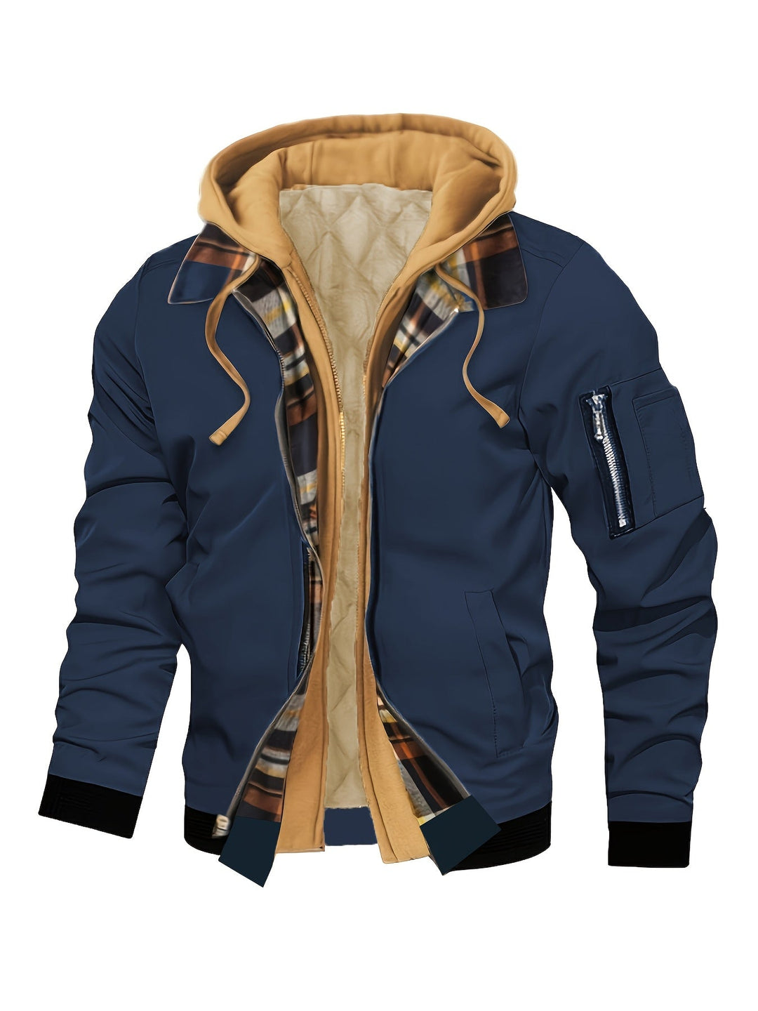 Bryson | Gewatteerde Zip-Jack met Capuchon