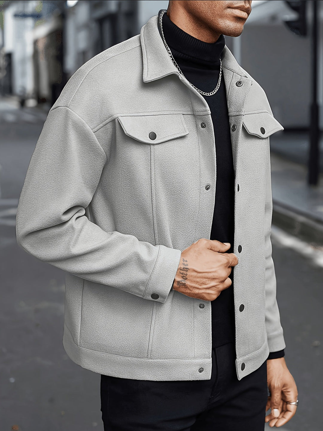 Hugh | Verfijnde Utility Jacket