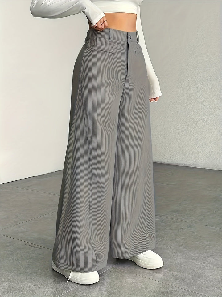 Kimberly | Hoge Taille Wijde Pantalon