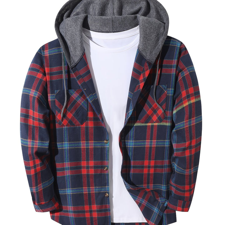 Braxton | Geruite Hoodie Shirt