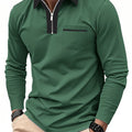 Curtis | Verfijnd Zip-Collar Polo Shirt