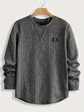 Edwin | Textured Crew Neck Top