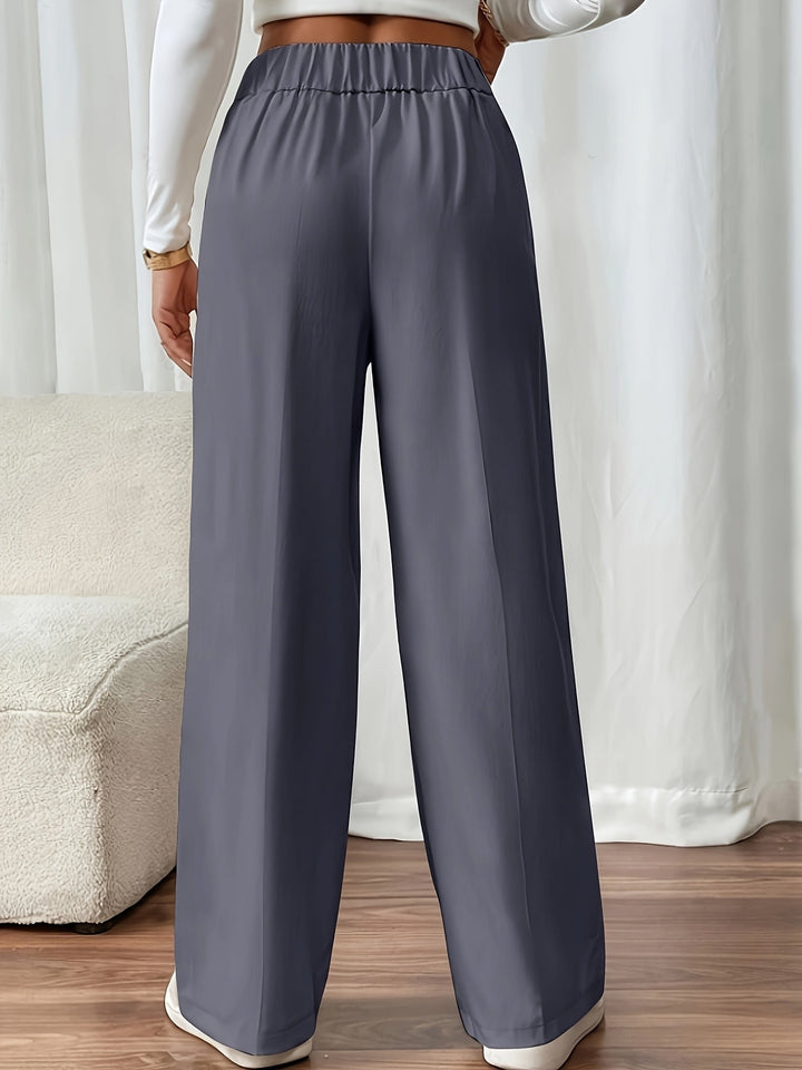 Lydia | Op maat gemaakte hoge taille wijde broek