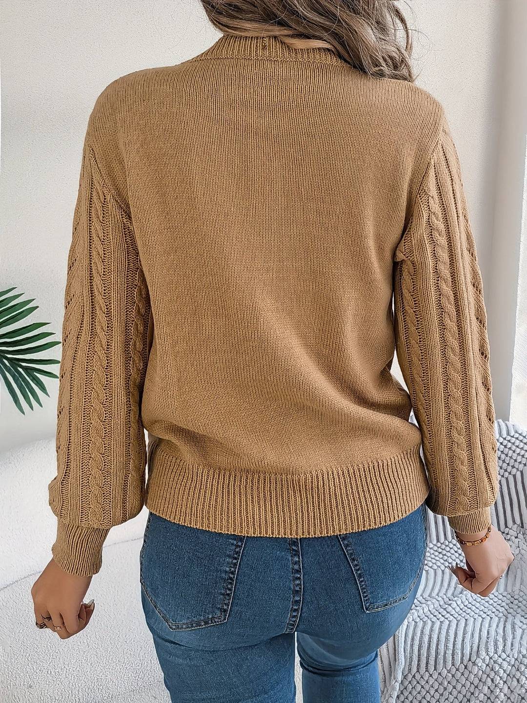 Blythe | Kabelgebreide Textuurtrui