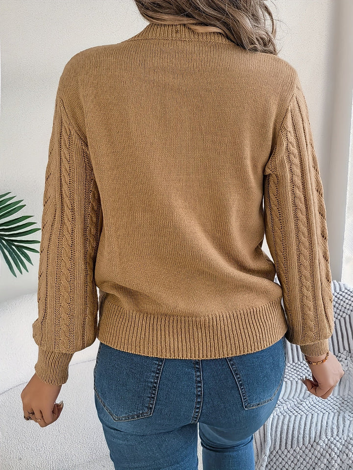 Blythe | Kabelgebreide Textuurtrui