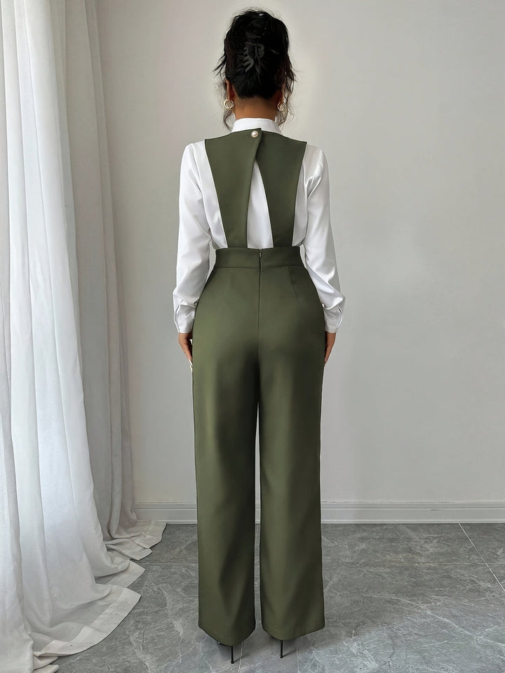 Coralie | Op maat gemaakte wijde jumpsuit