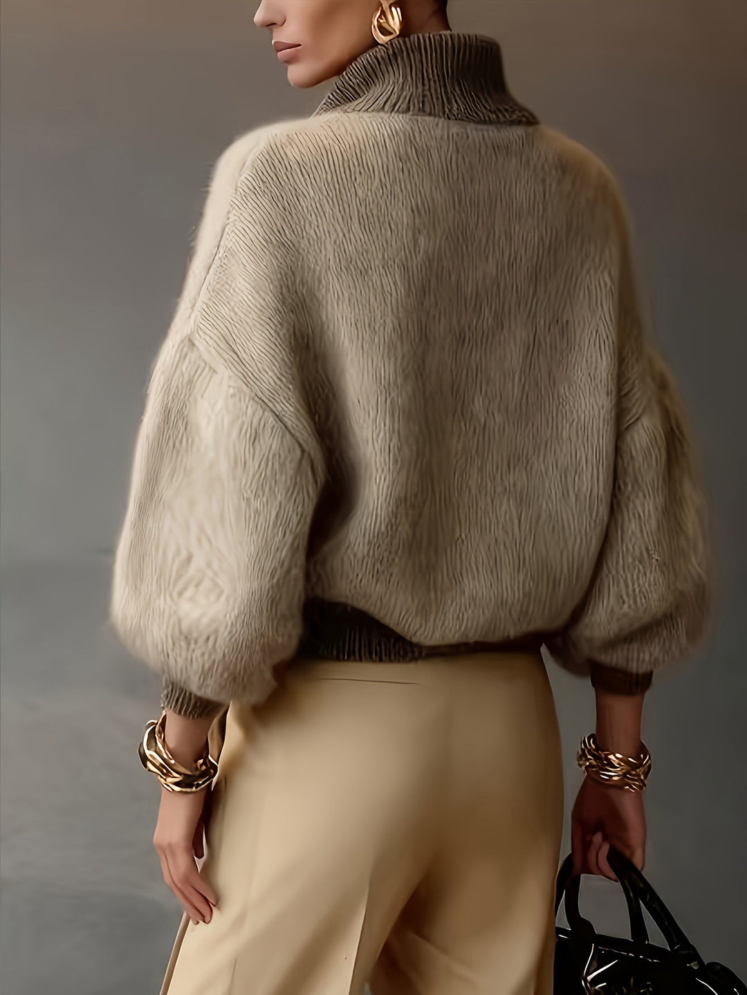 Cecily | Ontspannen Half-Zip Trui