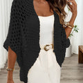 Susannah | Open-Front Batwing Cardigan
