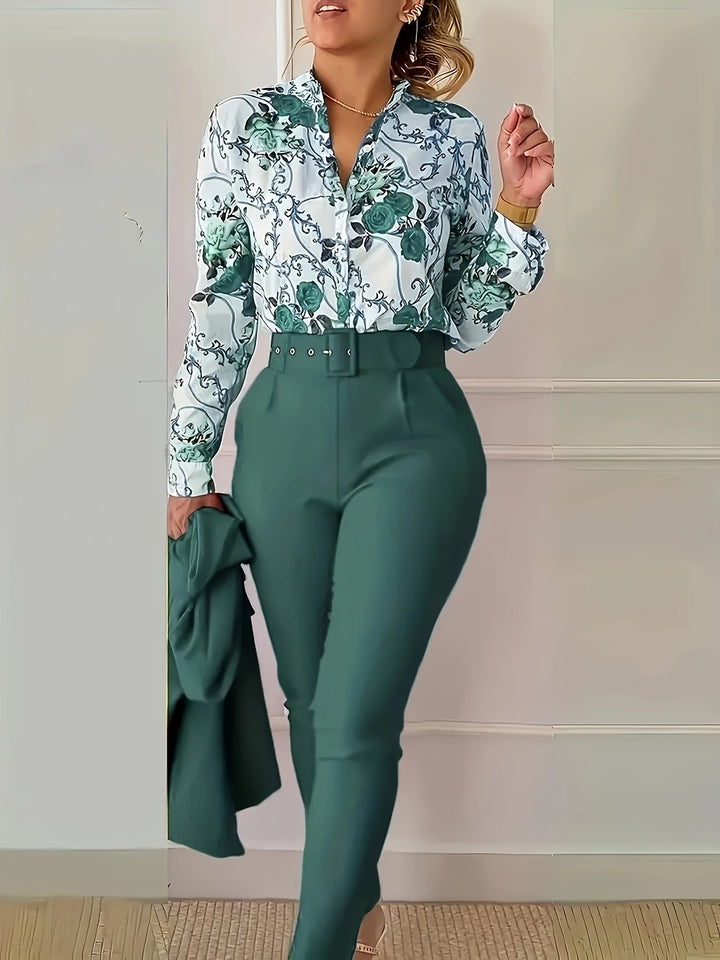 Susanna | Elegante Bloemige Twee-Piece Set
